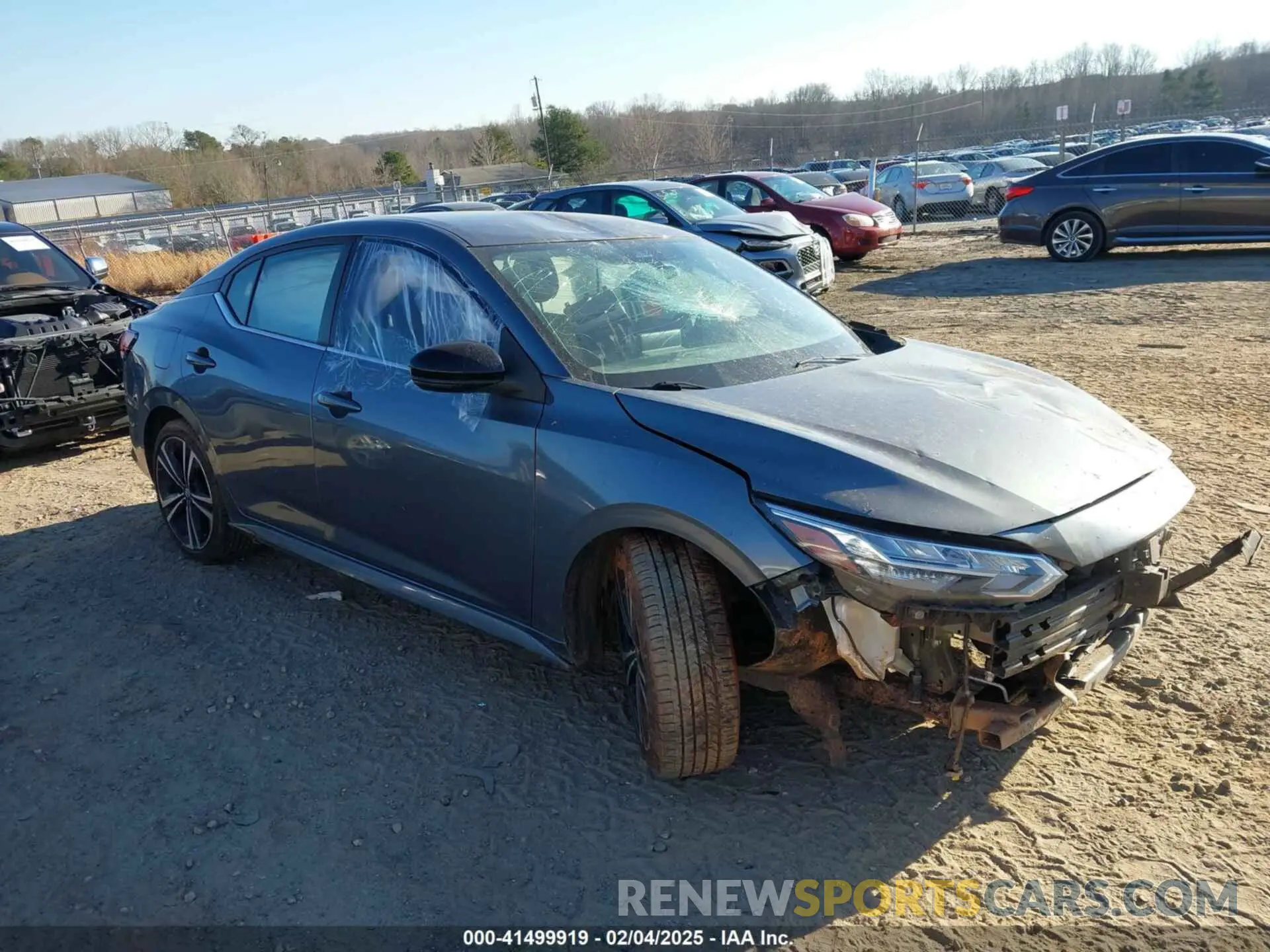 1 Photograph of a damaged car 3N1AB8DV7MY299052 NISSAN SENTRA 2021