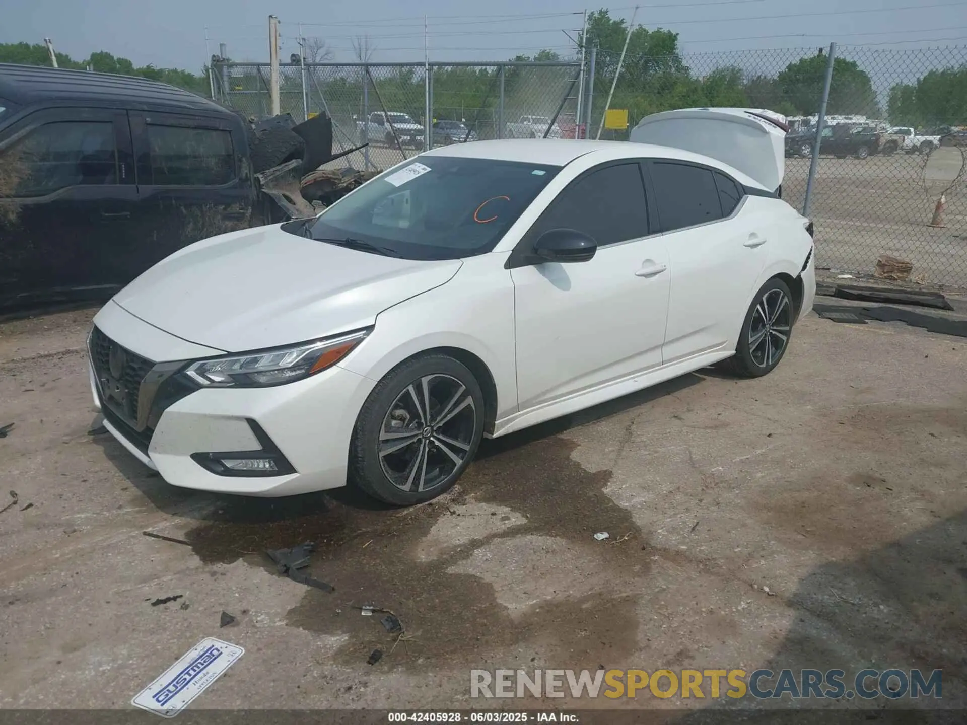 2 Photograph of a damaged car 3N1AB8DV7MY330705 NISSAN SENTRA 2021