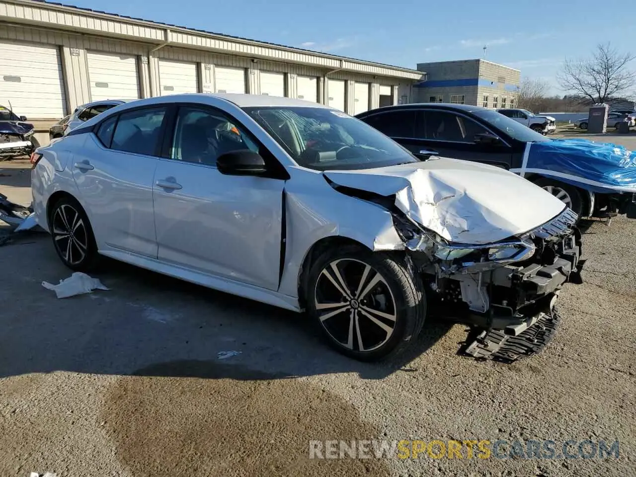 4 Photograph of a damaged car 3N1AB8DV8MY210783 NISSAN SENTRA 2021