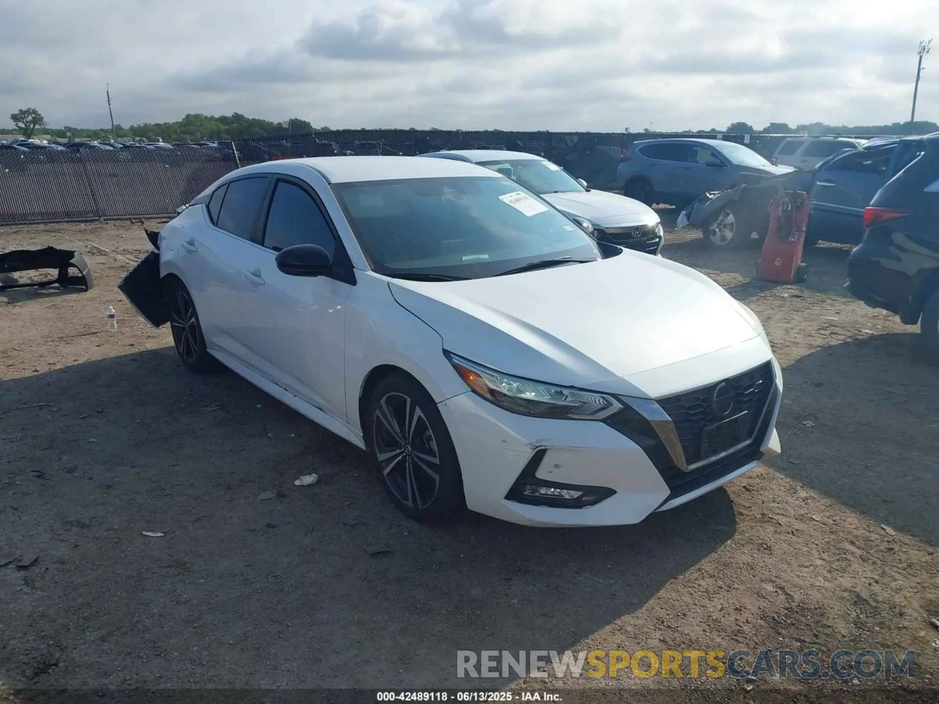 1 Photograph of a damaged car 3N1AB8DV8MY230368 NISSAN SENTRA 2021