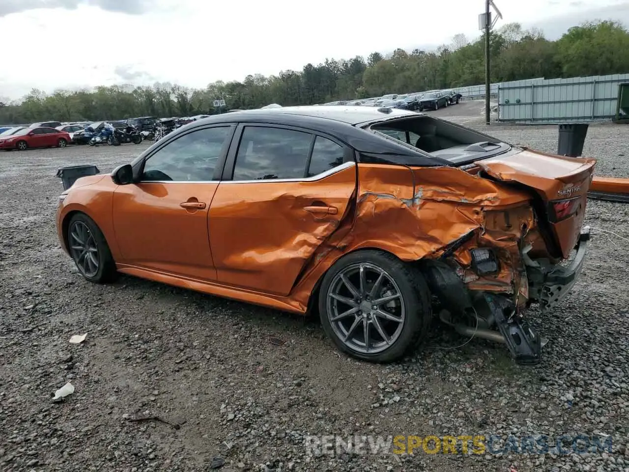 2 Photograph of a damaged car 3N1AB8DV8MY263368 NISSAN SENTRA 2021