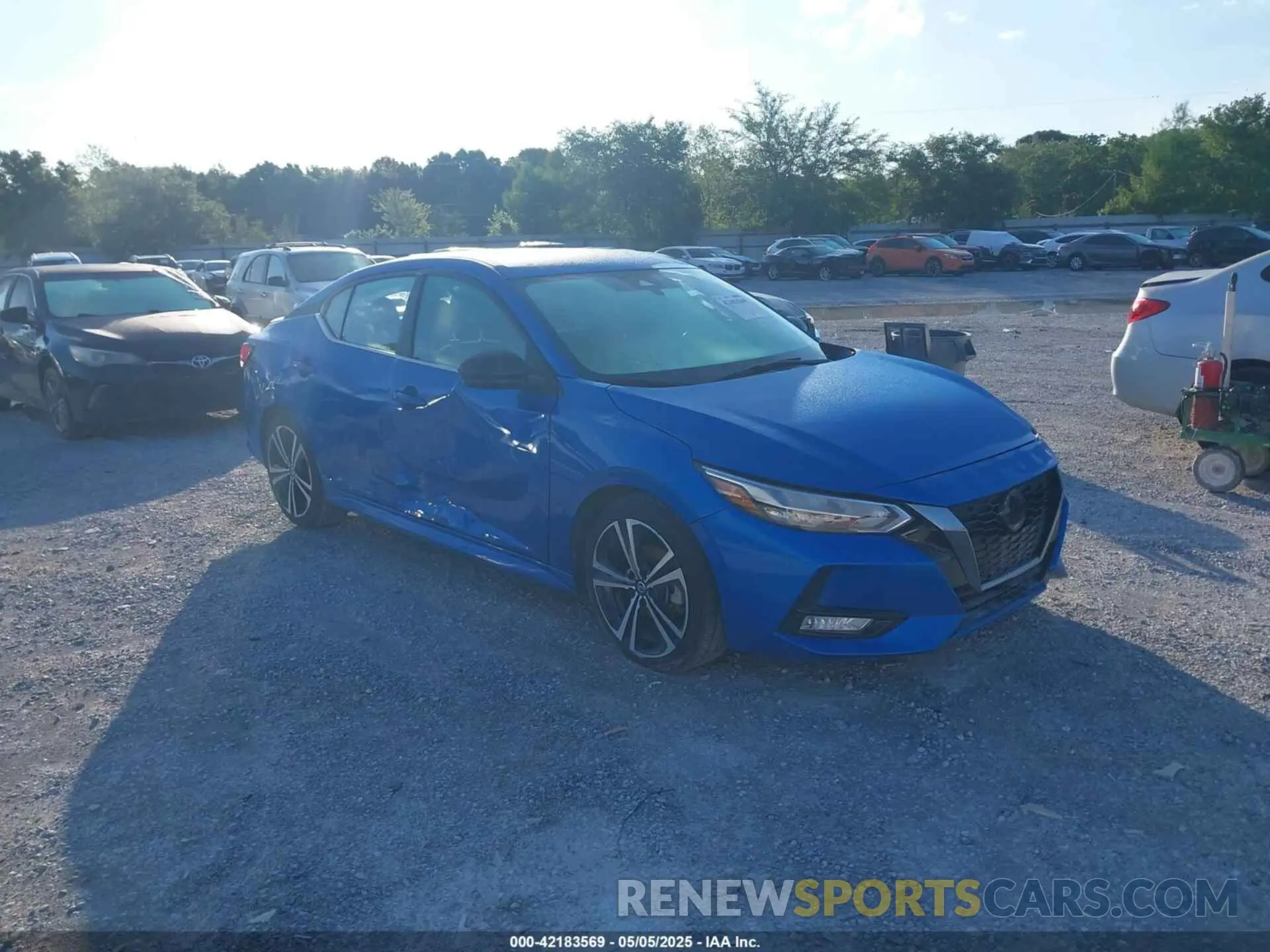 1 Photograph of a damaged car 3N1AB8DV8MY308101 NISSAN SENTRA 2021