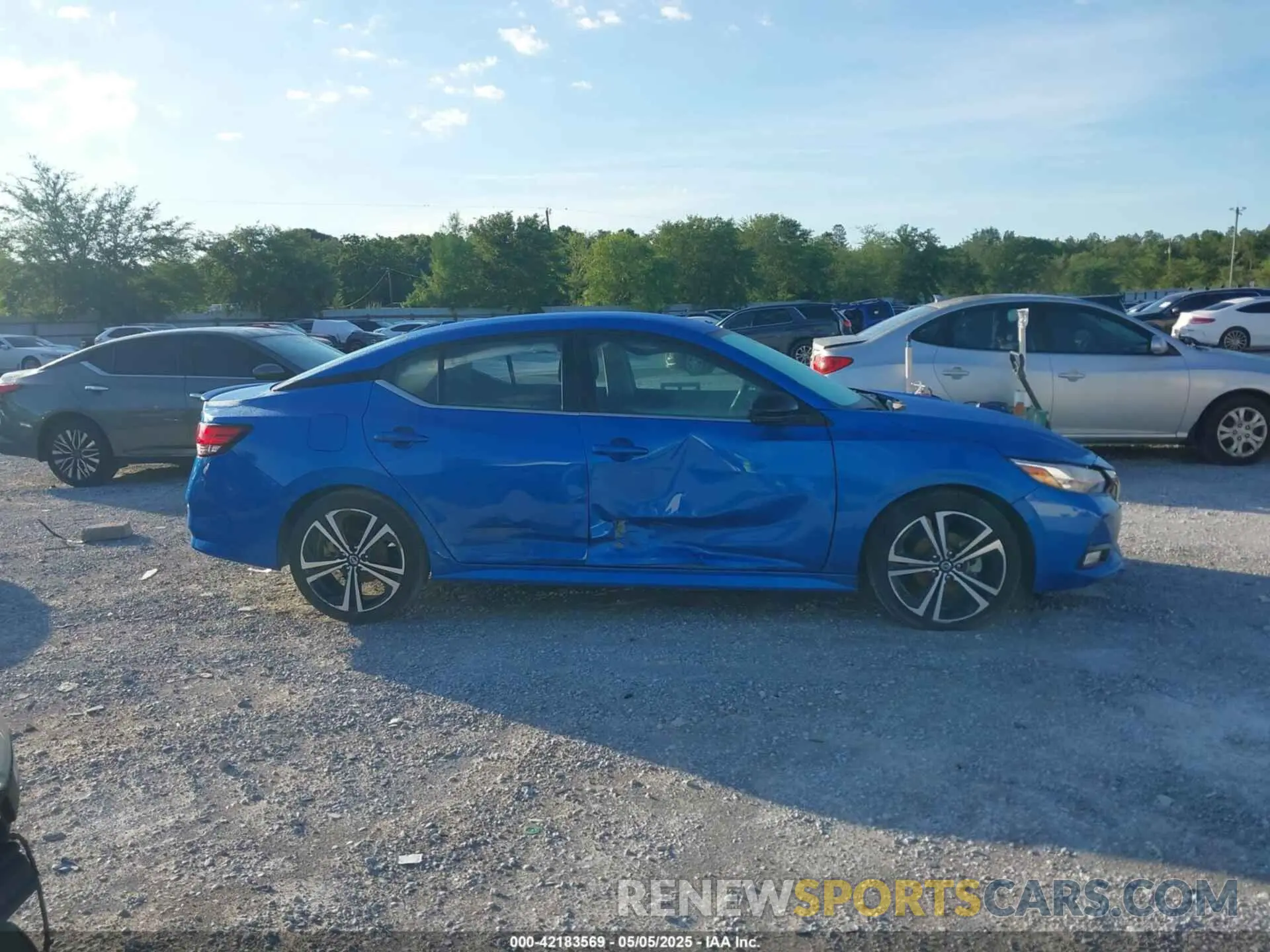 13 Photograph of a damaged car 3N1AB8DV8MY308101 NISSAN SENTRA 2021
