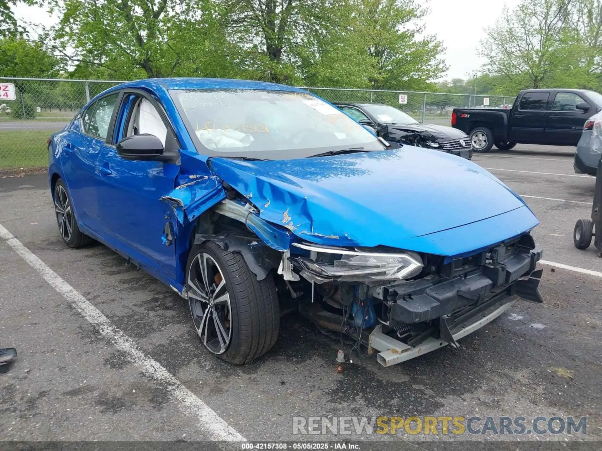 1 Photograph of a damaged car 3N1AB8DV8MY324170 NISSAN SENTRA 2021