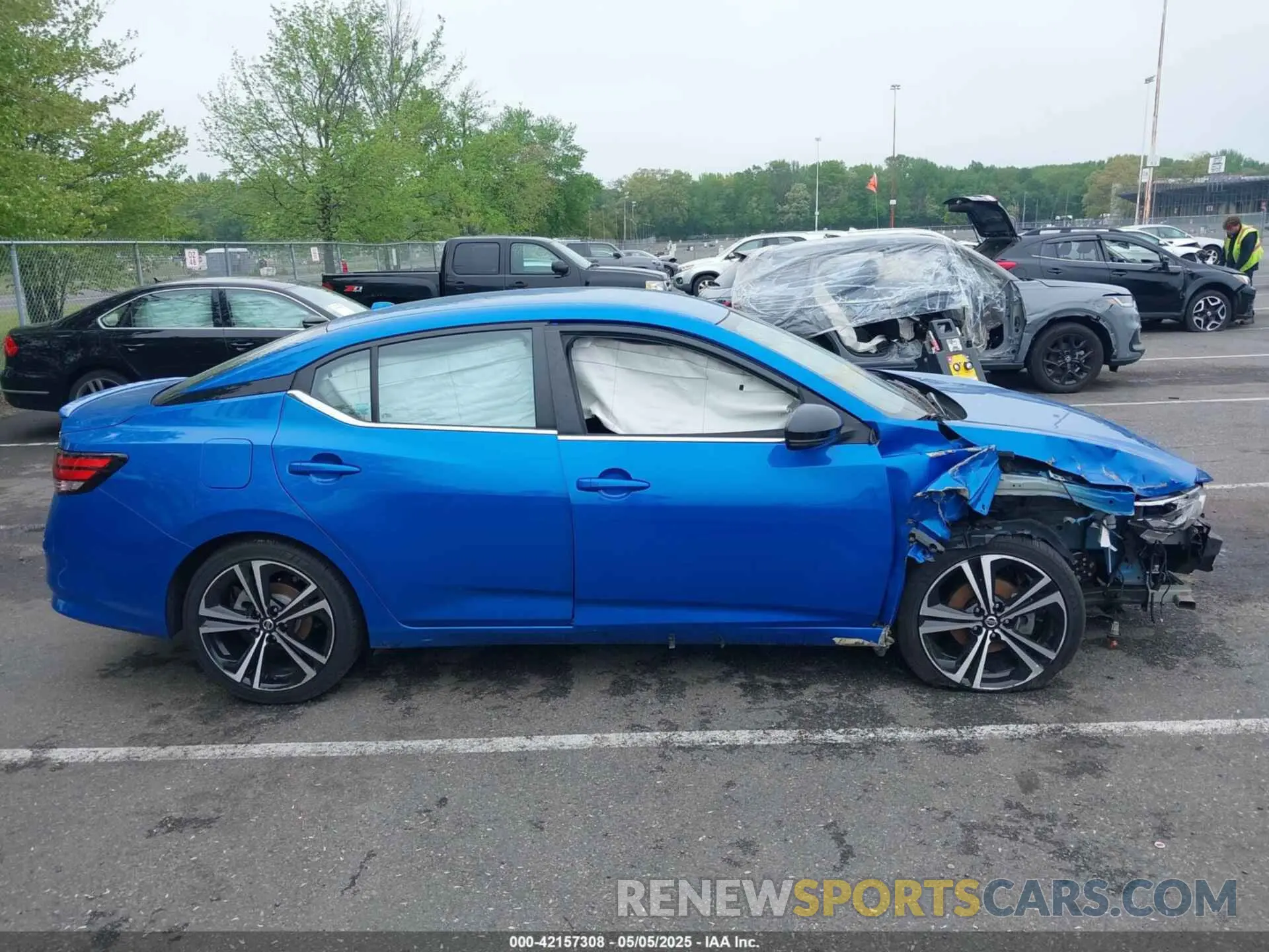 12 Photograph of a damaged car 3N1AB8DV8MY324170 NISSAN SENTRA 2021