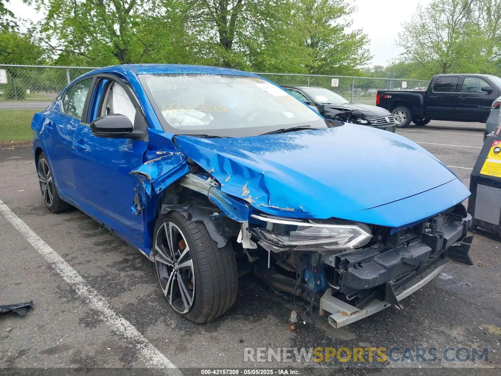 17 Photograph of a damaged car 3N1AB8DV8MY324170 NISSAN SENTRA 2021