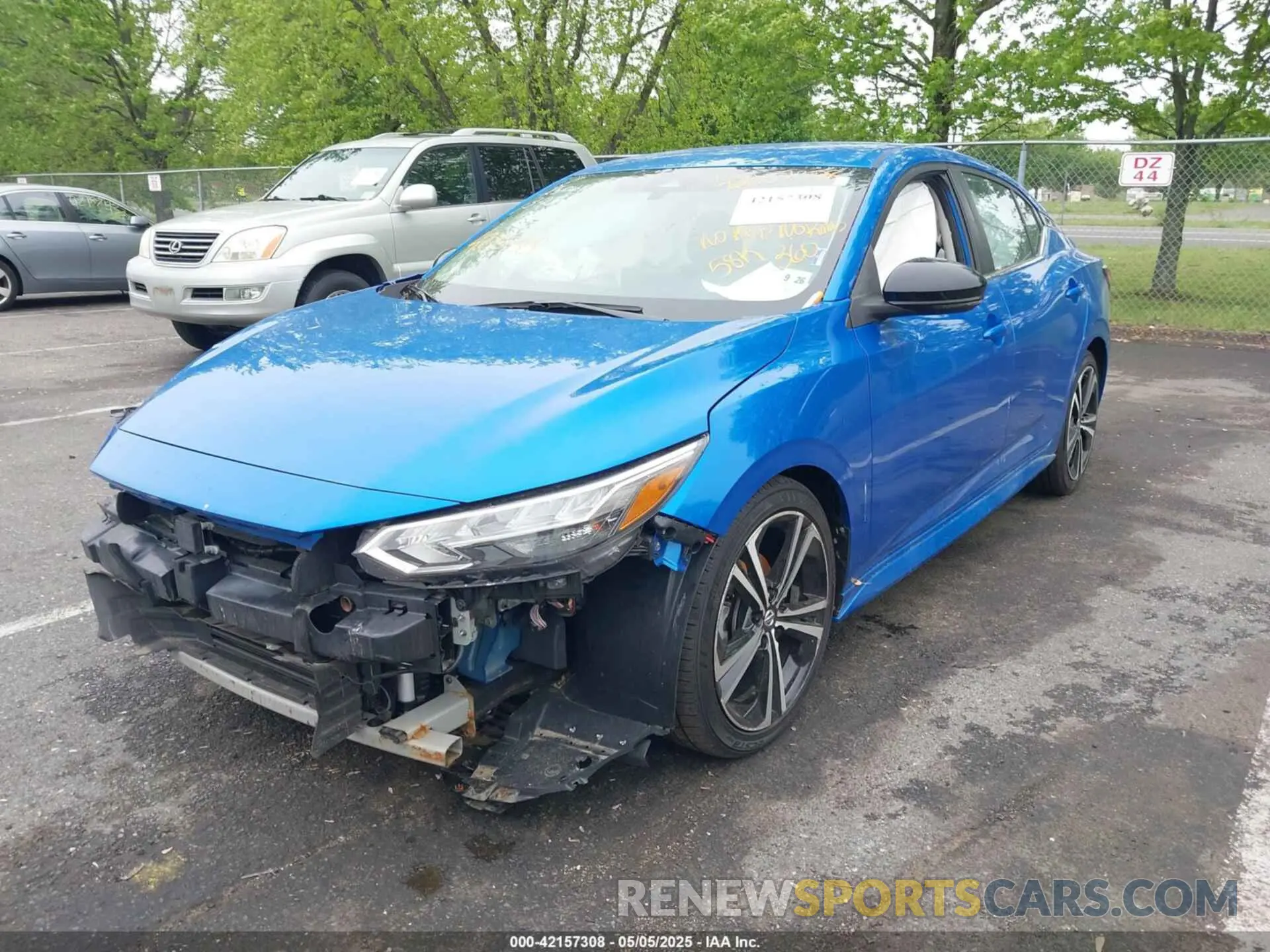 2 Photograph of a damaged car 3N1AB8DV8MY324170 NISSAN SENTRA 2021