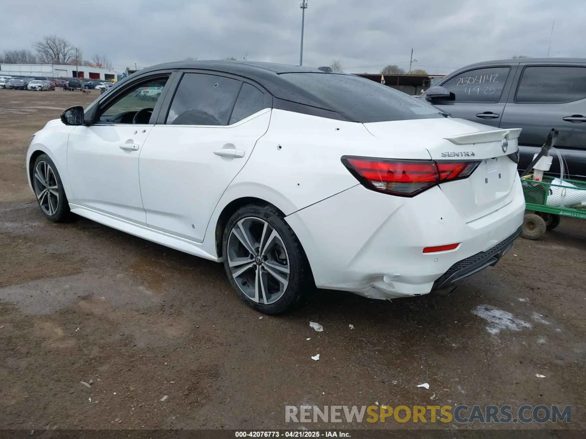 3 Photograph of a damaged car 3N1AB8DV9MY208332 NISSAN SENTRA 2021