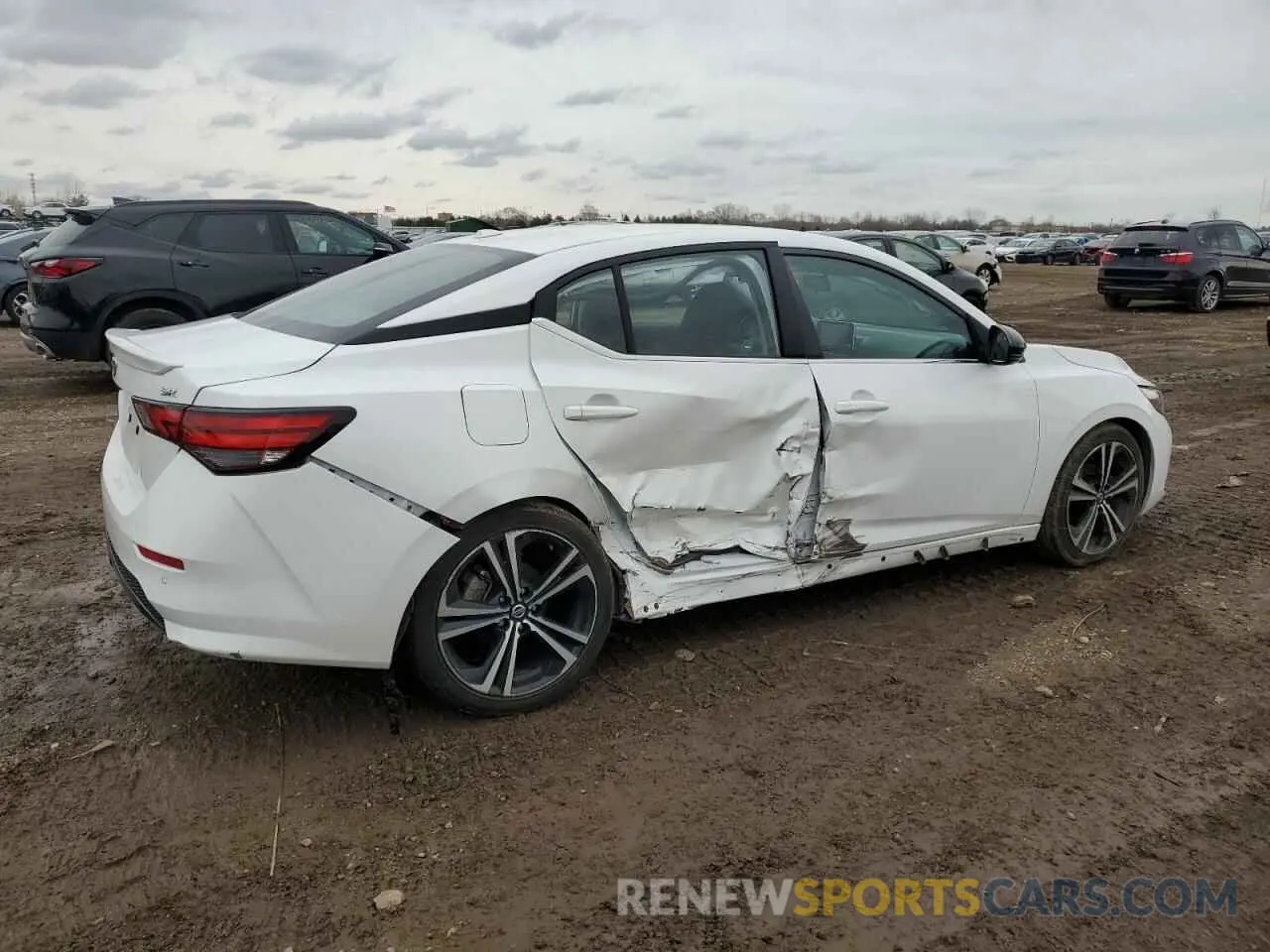 3 Photograph of a damaged car 3N1AB8DV9MY216785 NISSAN SENTRA 2021