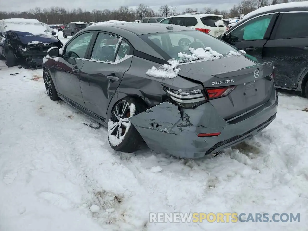 2 Photograph of a damaged car 3N1AB8DV9MY288649 NISSAN SENTRA 2021