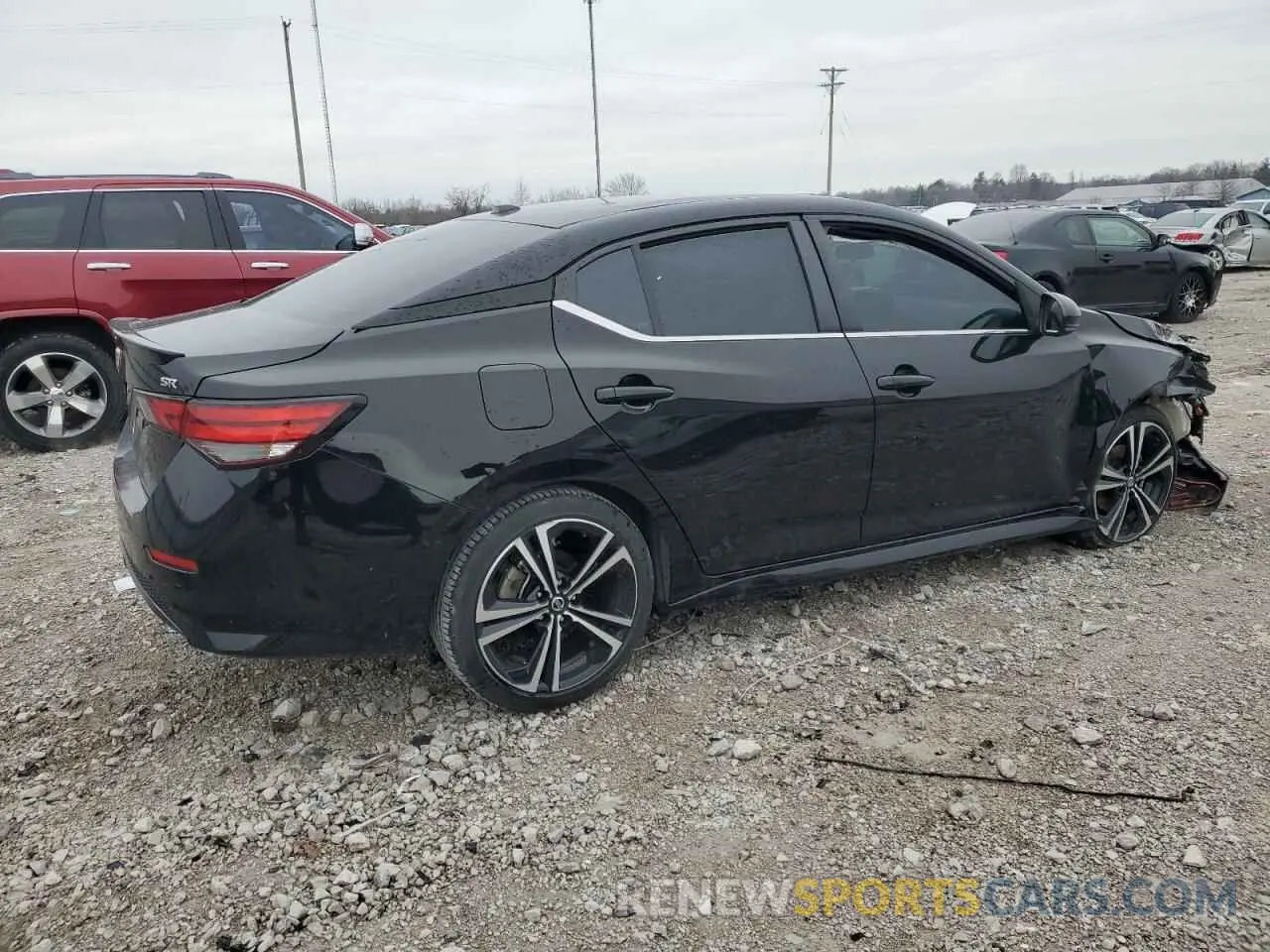 3 Photograph of a damaged car 3N1AB8DV9MY316319 NISSAN SENTRA 2021