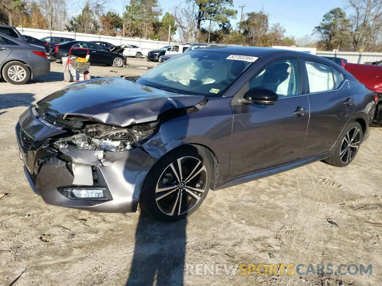 1 Photograph of a damaged car 3N1AB8DV9MY330639 NISSAN SENTRA 2021