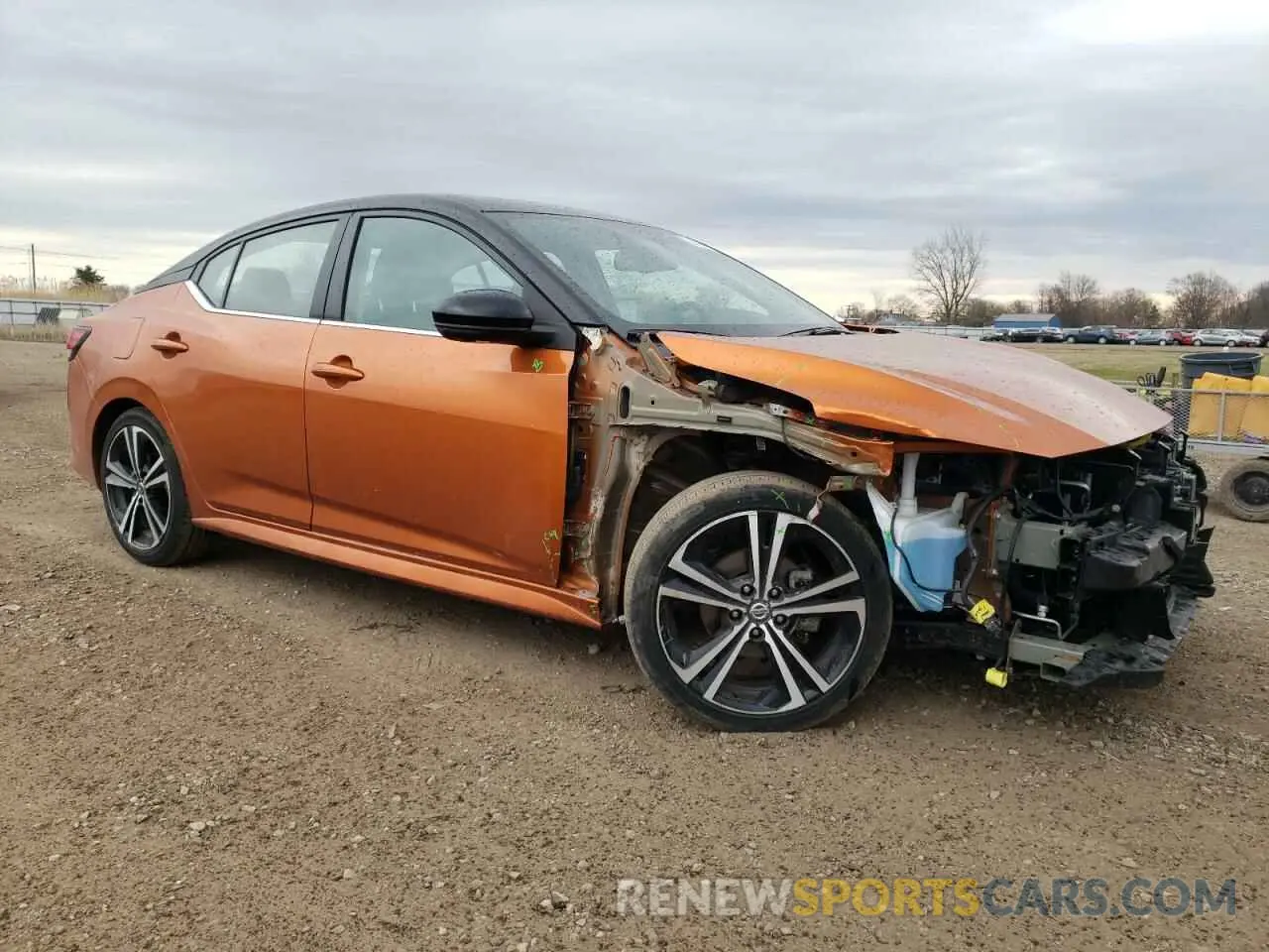 4 Photograph of a damaged car 3N1AB8DVXMY205908 NISSAN SENTRA 2021