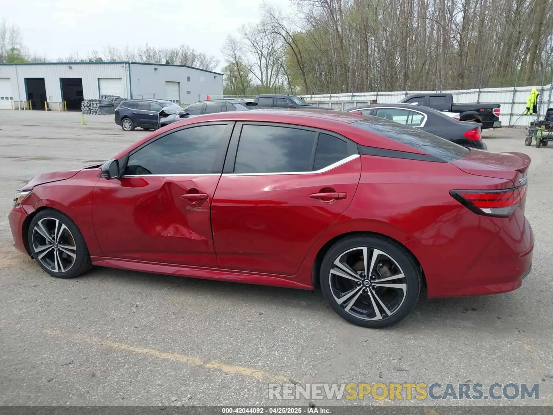 14 Photograph of a damaged car 3N1AB8DVXMY206346 NISSAN SENTRA 2021