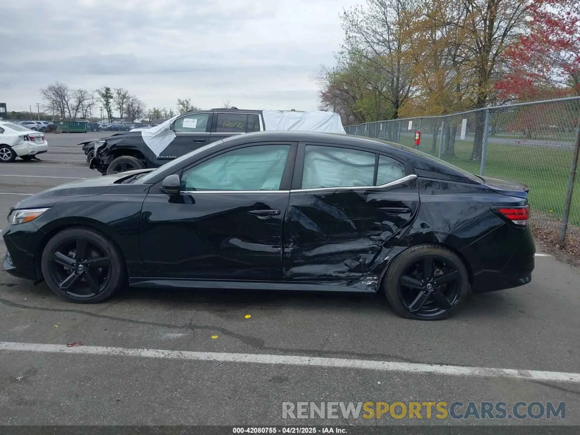 14 Photograph of a damaged car 3N1AB8DVXMY225950 NISSAN SENTRA 2021