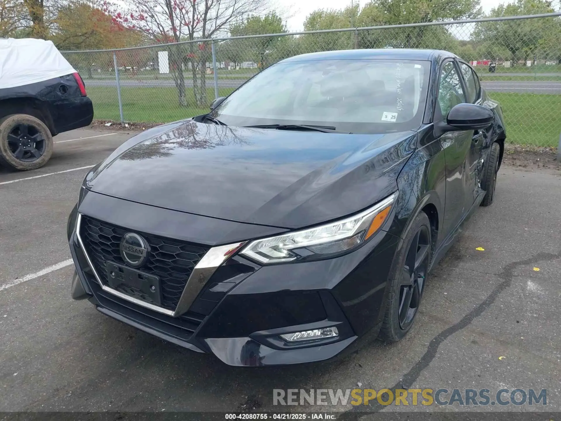 2 Photograph of a damaged car 3N1AB8DVXMY225950 NISSAN SENTRA 2021
