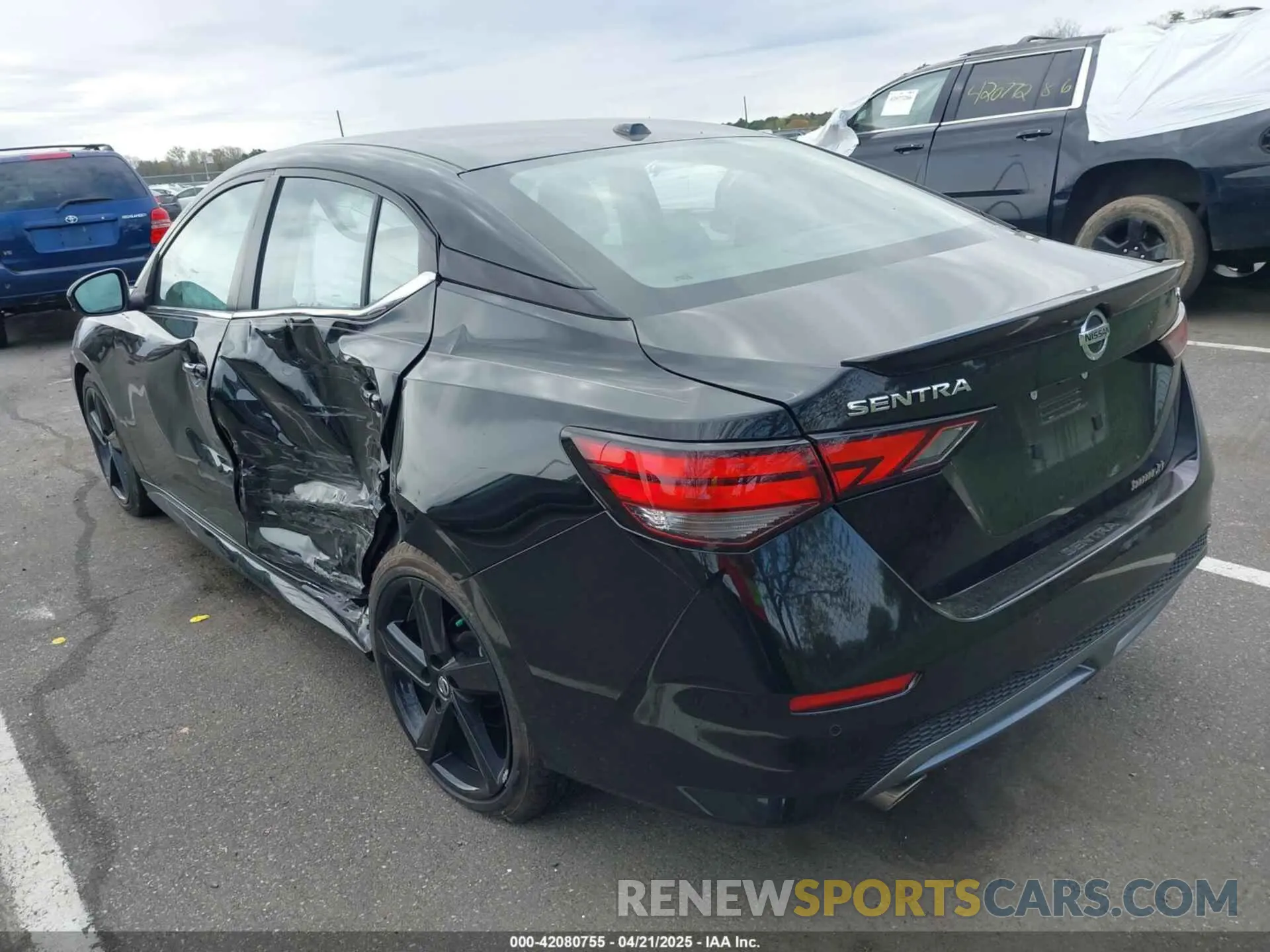 3 Photograph of a damaged car 3N1AB8DVXMY225950 NISSAN SENTRA 2021