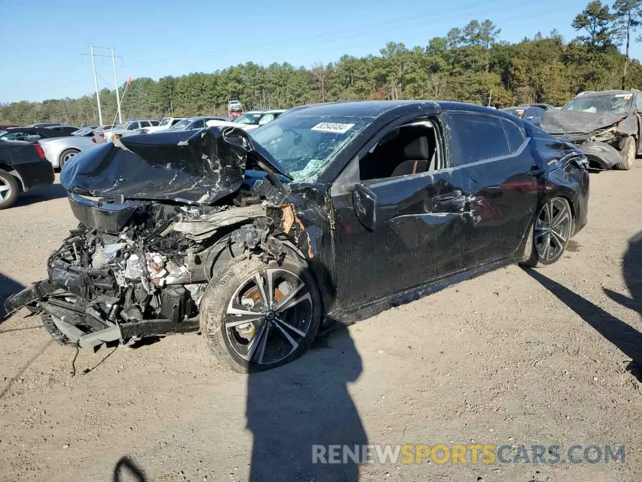 1 Photograph of a damaged car 3N1AB8DVXMY229710 NISSAN SENTRA 2021