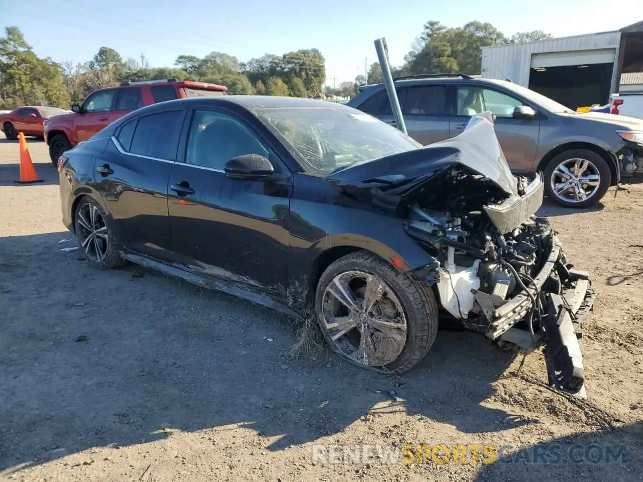 4 Photograph of a damaged car 3N1AB8DVXMY229710 NISSAN SENTRA 2021