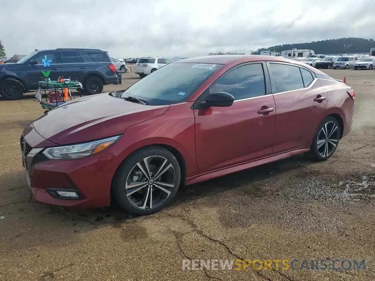 1 Photograph of a damaged car 3N1AB8DVXMY248113 NISSAN SENTRA 2021