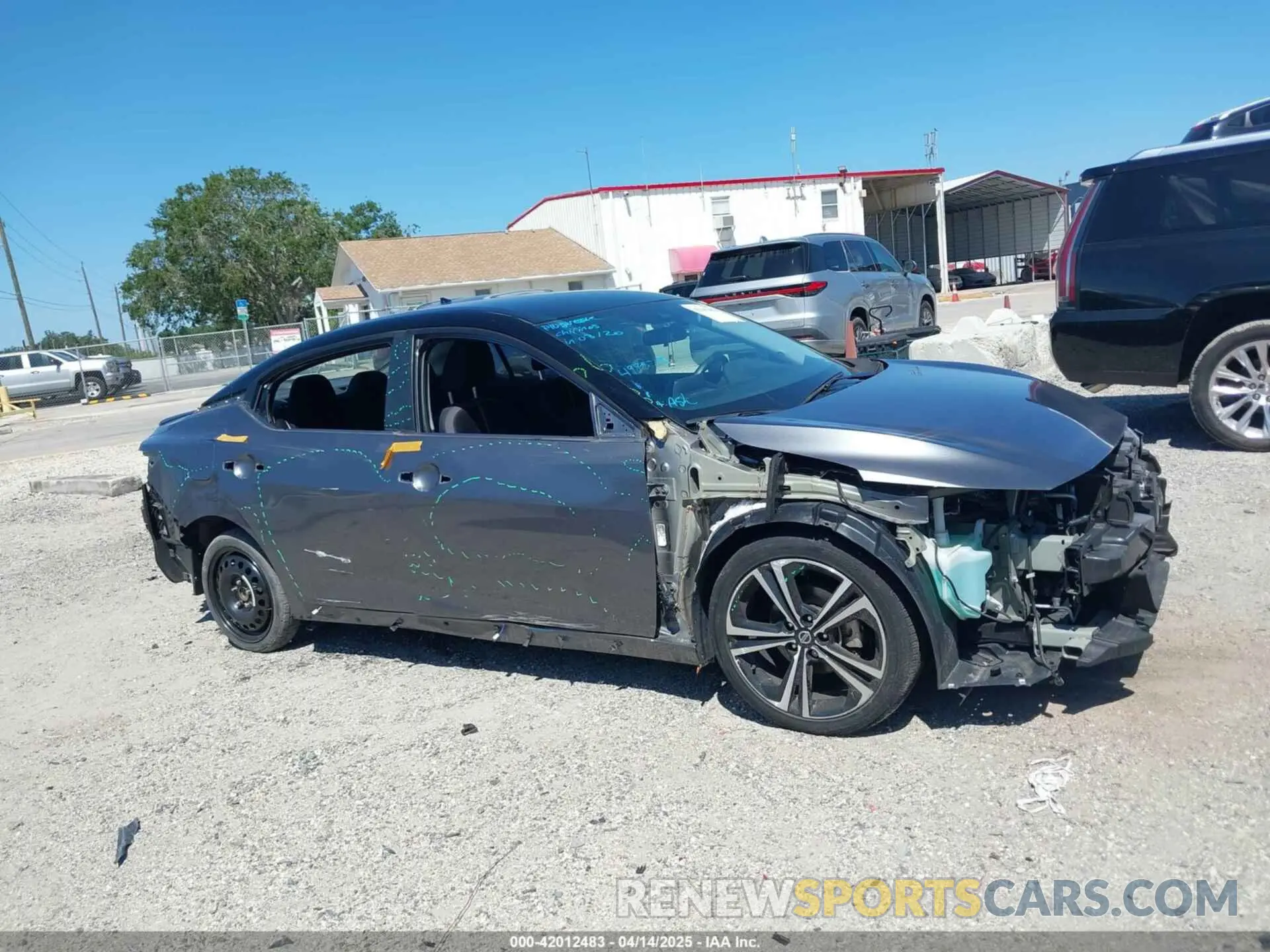 14 Photograph of a damaged car 3N1AB8DVXMY316815 NISSAN SENTRA 2021