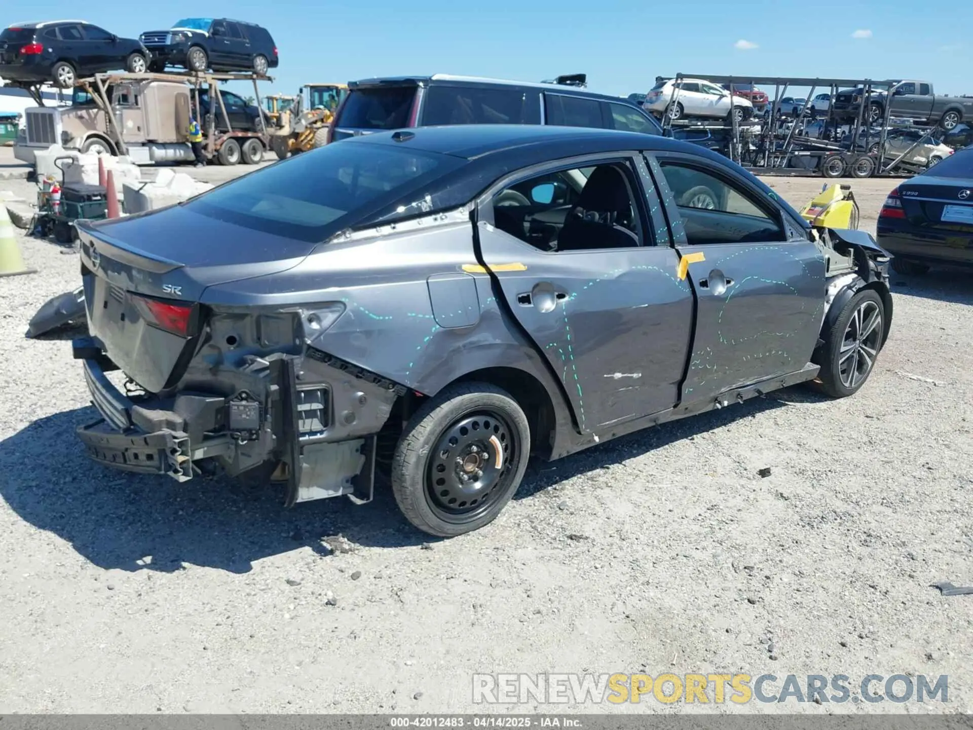 4 Photograph of a damaged car 3N1AB8DVXMY316815 NISSAN SENTRA 2021