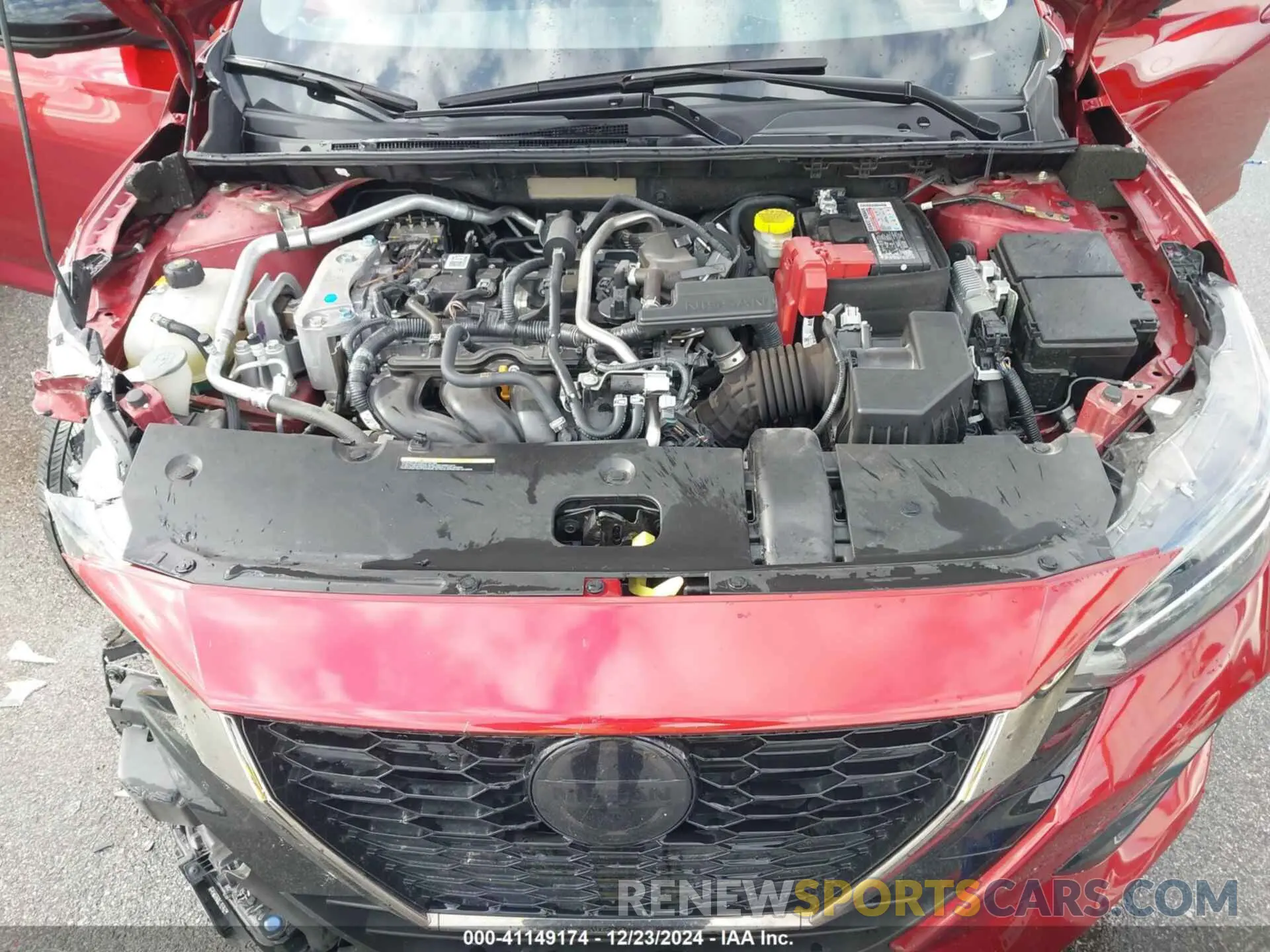 10 Photograph of a damaged car 3N1AB8DVXMY326342 NISSAN SENTRA 2021