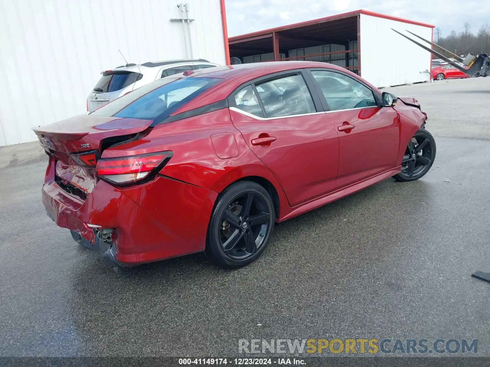 4 Photograph of a damaged car 3N1AB8DVXMY326342 NISSAN SENTRA 2021