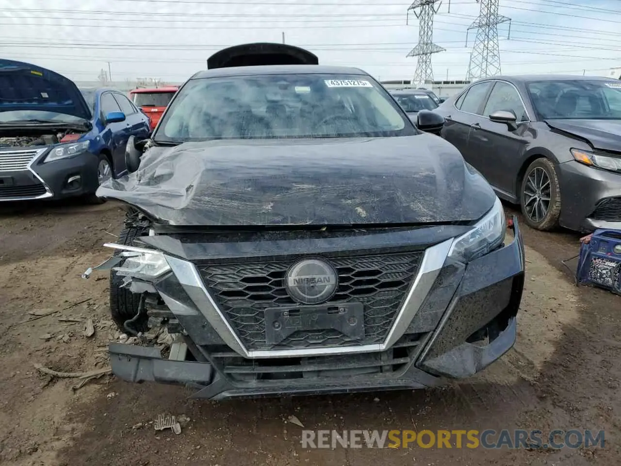 5 Photograph of a damaged car 3N1AB8BV0NY210359 NISSAN SENTRA 2022