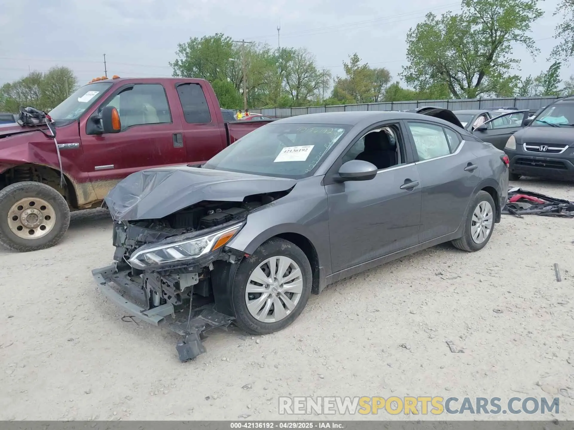 2 Photograph of a damaged car 3N1AB8BV0NY281819 NISSAN SENTRA 2022