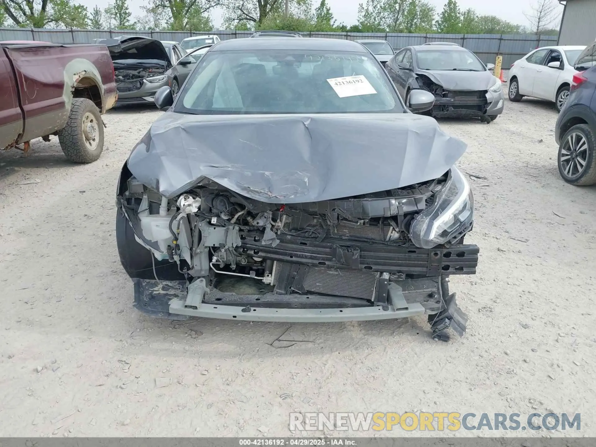 6 Photograph of a damaged car 3N1AB8BV0NY281819 NISSAN SENTRA 2022