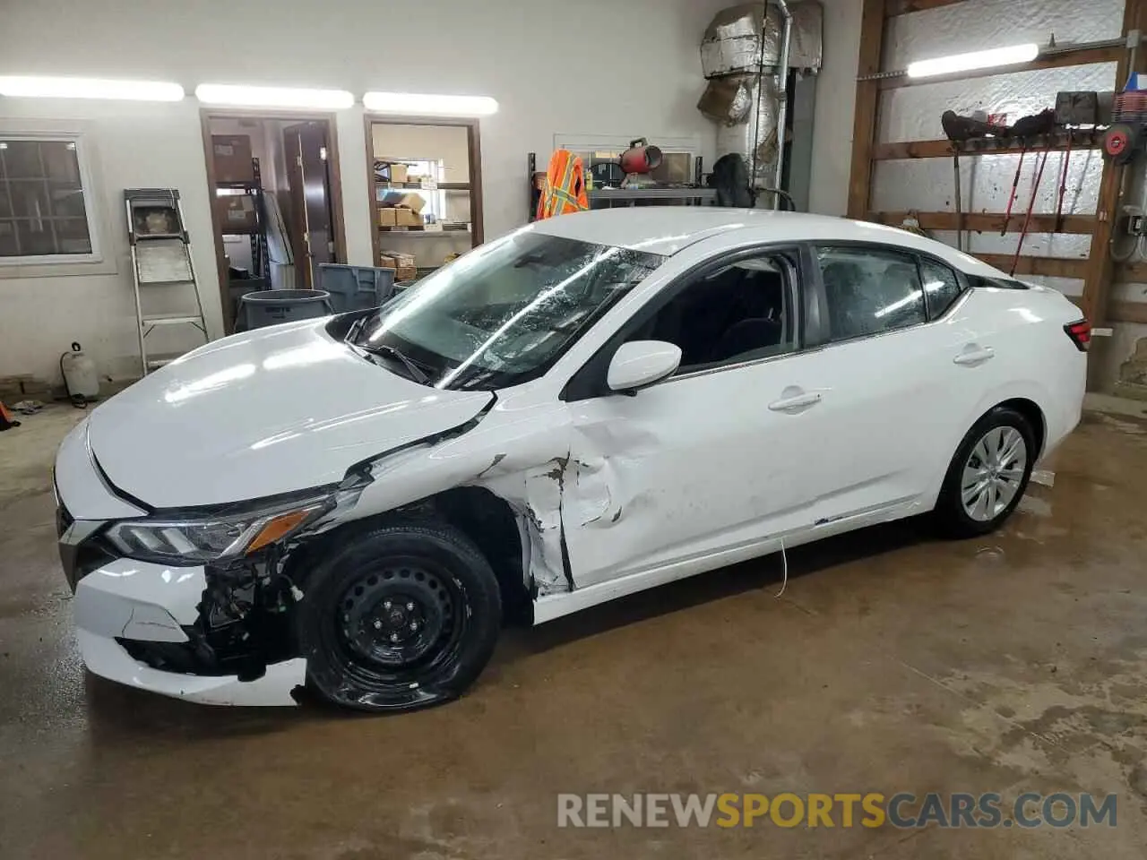 1 Photograph of a damaged car 3N1AB8BV0NY297180 NISSAN SENTRA 2022