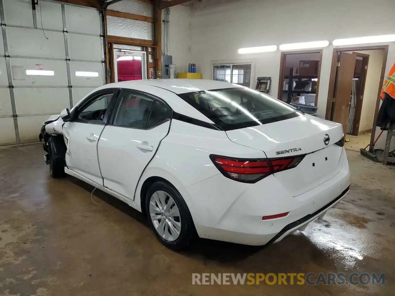 2 Photograph of a damaged car 3N1AB8BV0NY297180 NISSAN SENTRA 2022