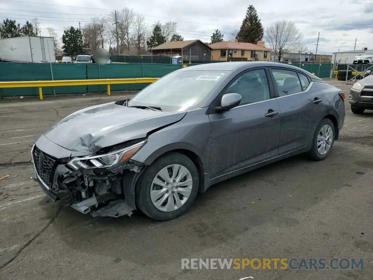 1 Photograph of a damaged car 3N1AB8BV1NY219944 NISSAN SENTRA 2022