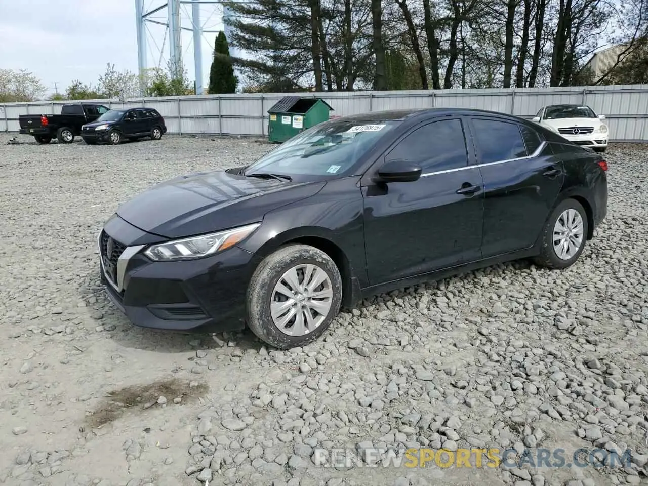 1 Photograph of a damaged car 3N1AB8BV1NY228286 NISSAN SENTRA 2022