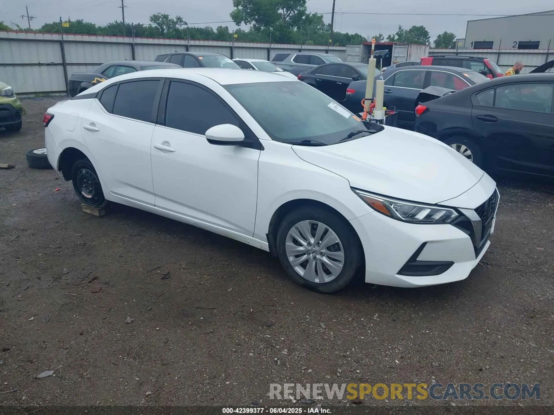 1 Photograph of a damaged car 3N1AB8BV1NY240129 NISSAN SENTRA 2022