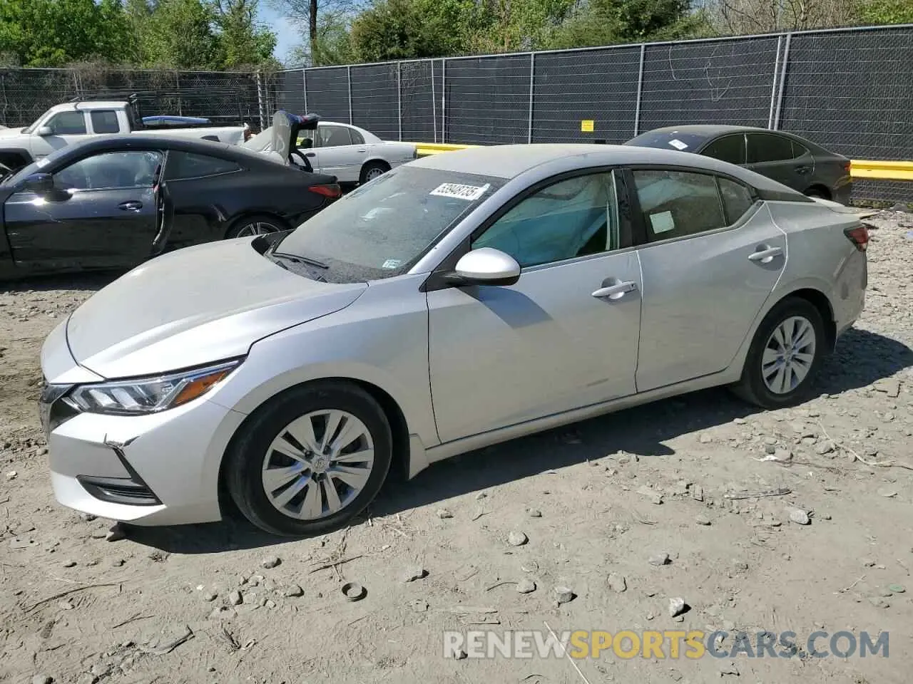 1 Photograph of a damaged car 3N1AB8BV1NY276452 NISSAN SENTRA 2022