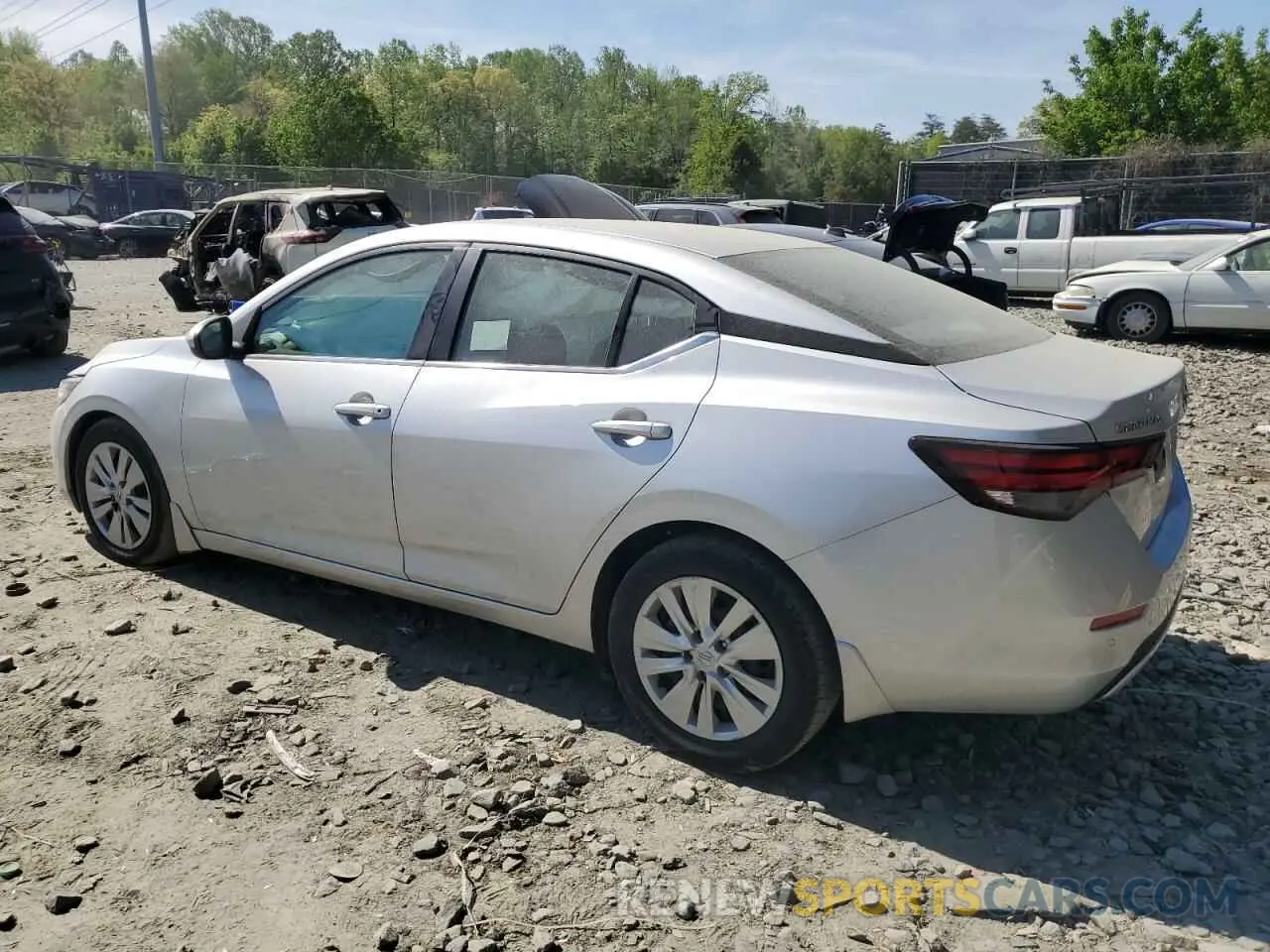 2 Photograph of a damaged car 3N1AB8BV1NY276452 NISSAN SENTRA 2022