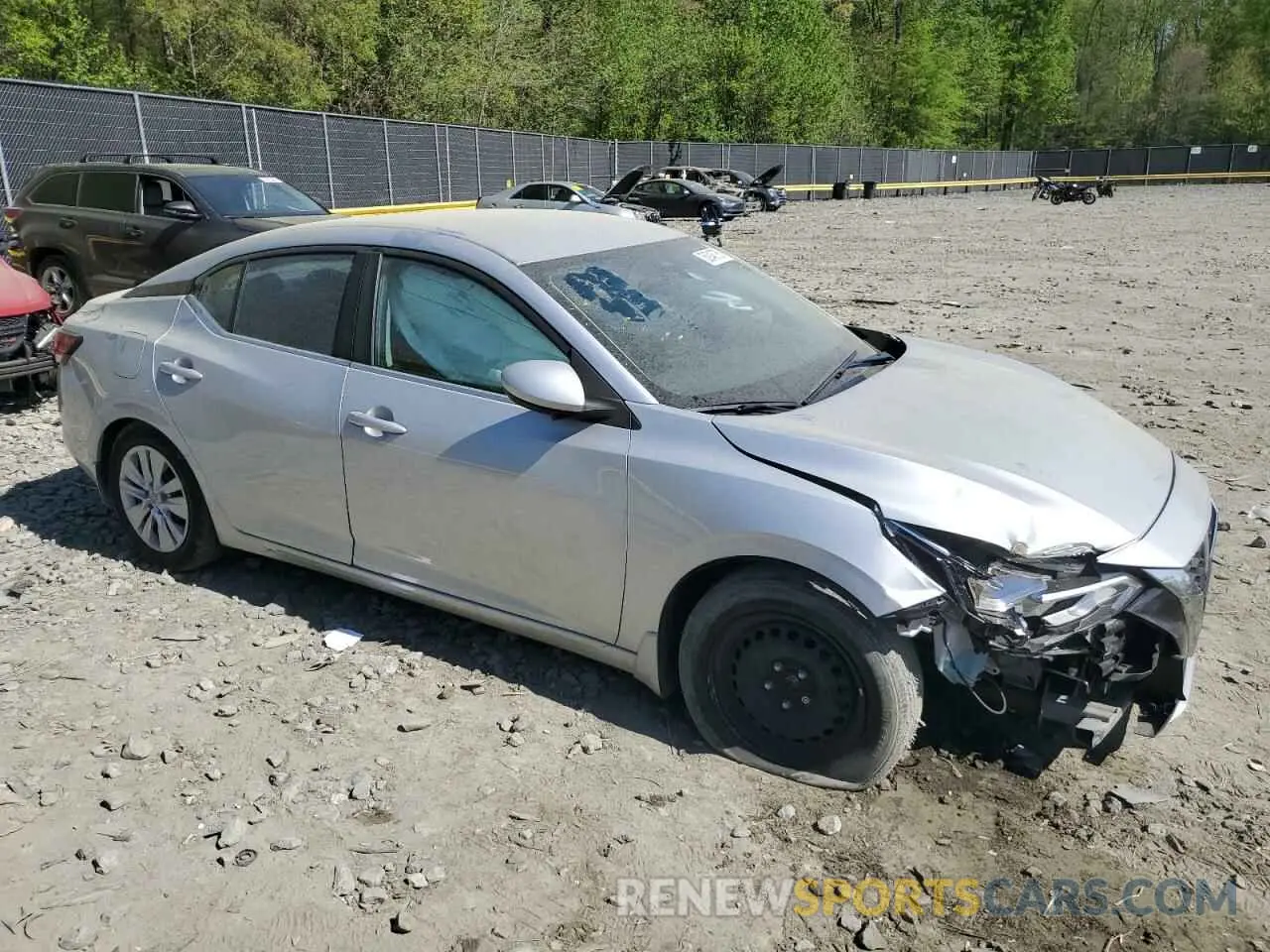 4 Photograph of a damaged car 3N1AB8BV1NY276452 NISSAN SENTRA 2022