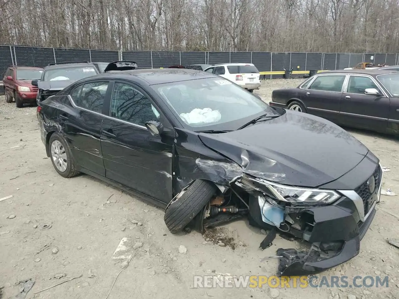 4 Photograph of a damaged car 3N1AB8BV1NY281232 NISSAN SENTRA 2022