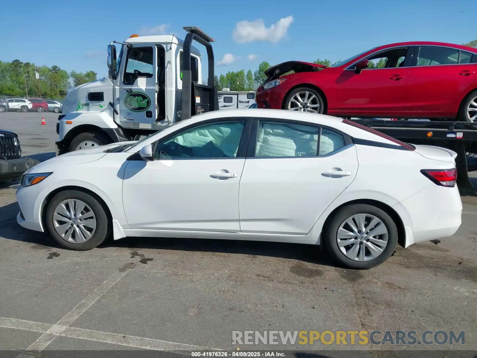 13 Photograph of a damaged car 3N1AB8BV1NY281389 NISSAN SENTRA 2022