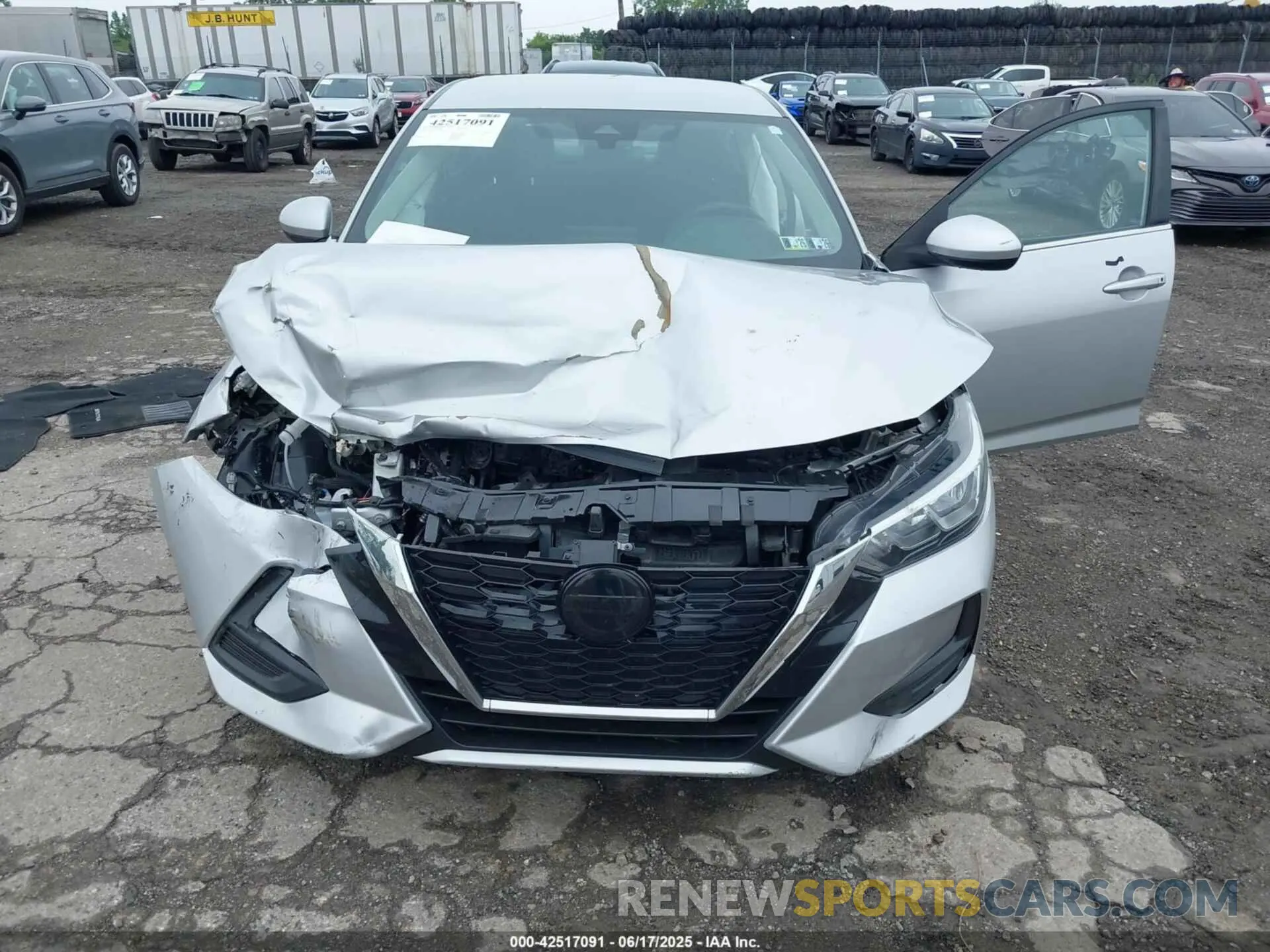 6 Photograph of a damaged car 3N1AB8BV2NY225915 NISSAN SENTRA 2022