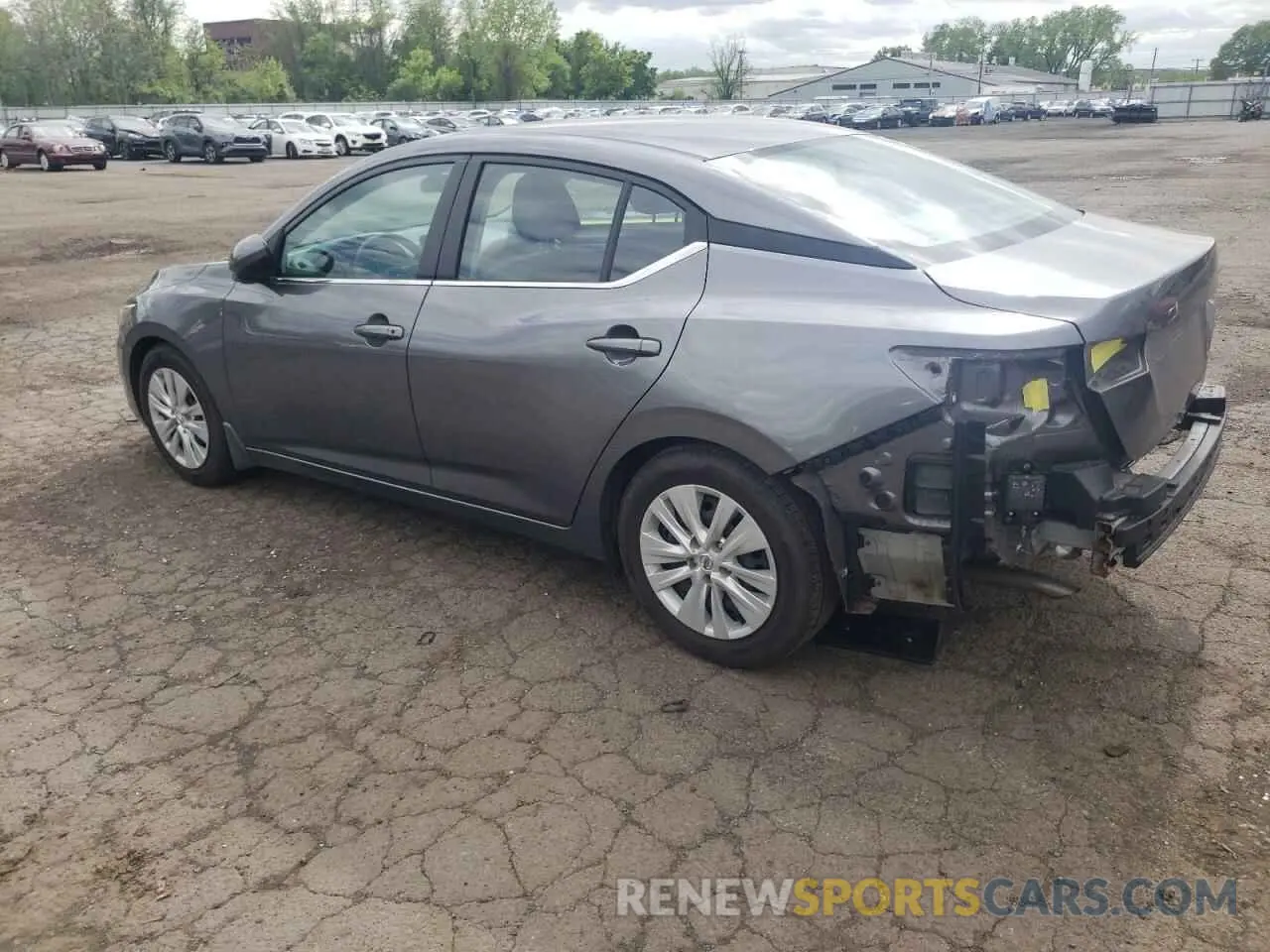 2 Photograph of a damaged car 3N1AB8BV2NY239975 NISSAN SENTRA 2022