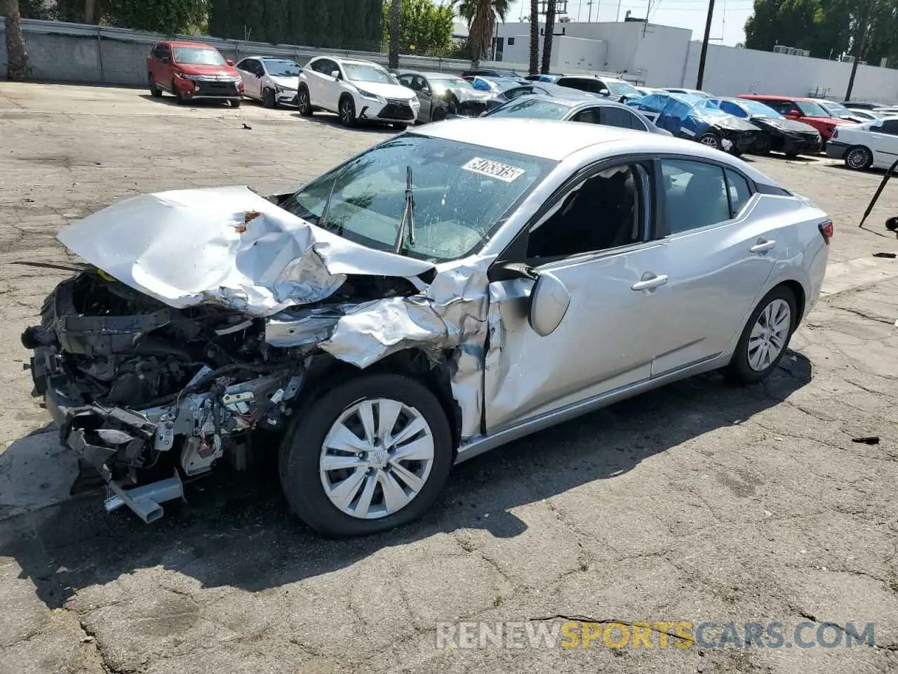 1 Photograph of a damaged car 3N1AB8BV2NY277917 NISSAN SENTRA 2022