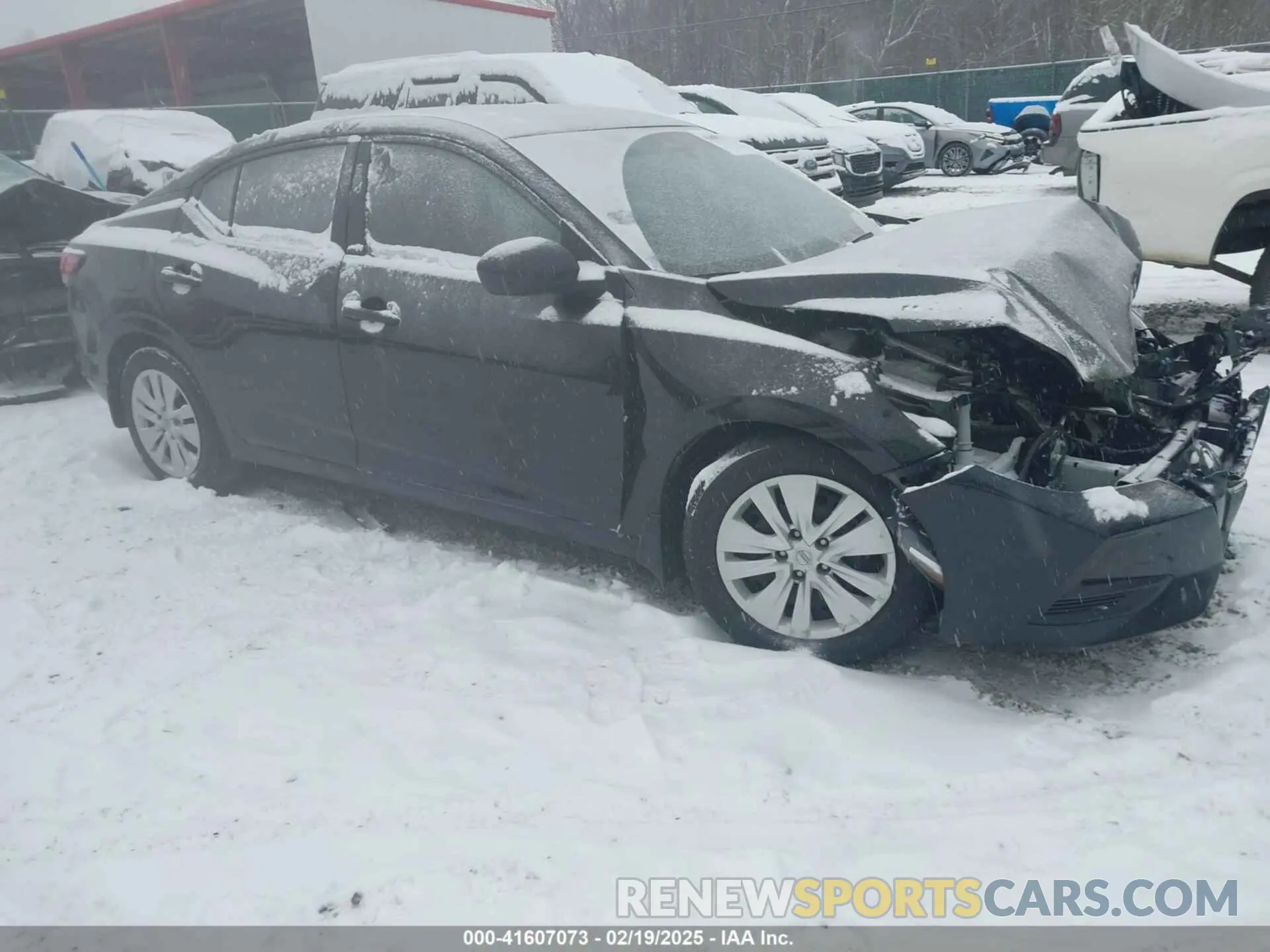 1 Photograph of a damaged car 3N1AB8BV2NY282566 NISSAN SENTRA 2022
