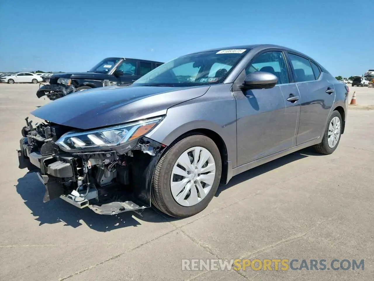 1 Photograph of a damaged car 3N1AB8BV3NY212848 NISSAN SENTRA 2022