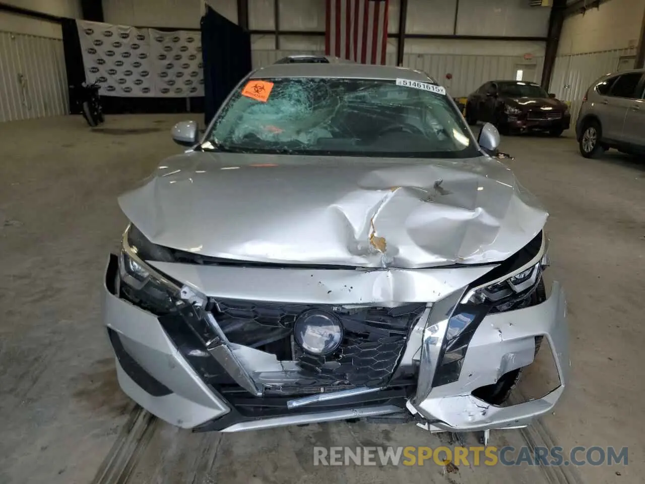 5 Photograph of a damaged car 3N1AB8BV3NY225101 NISSAN SENTRA 2022