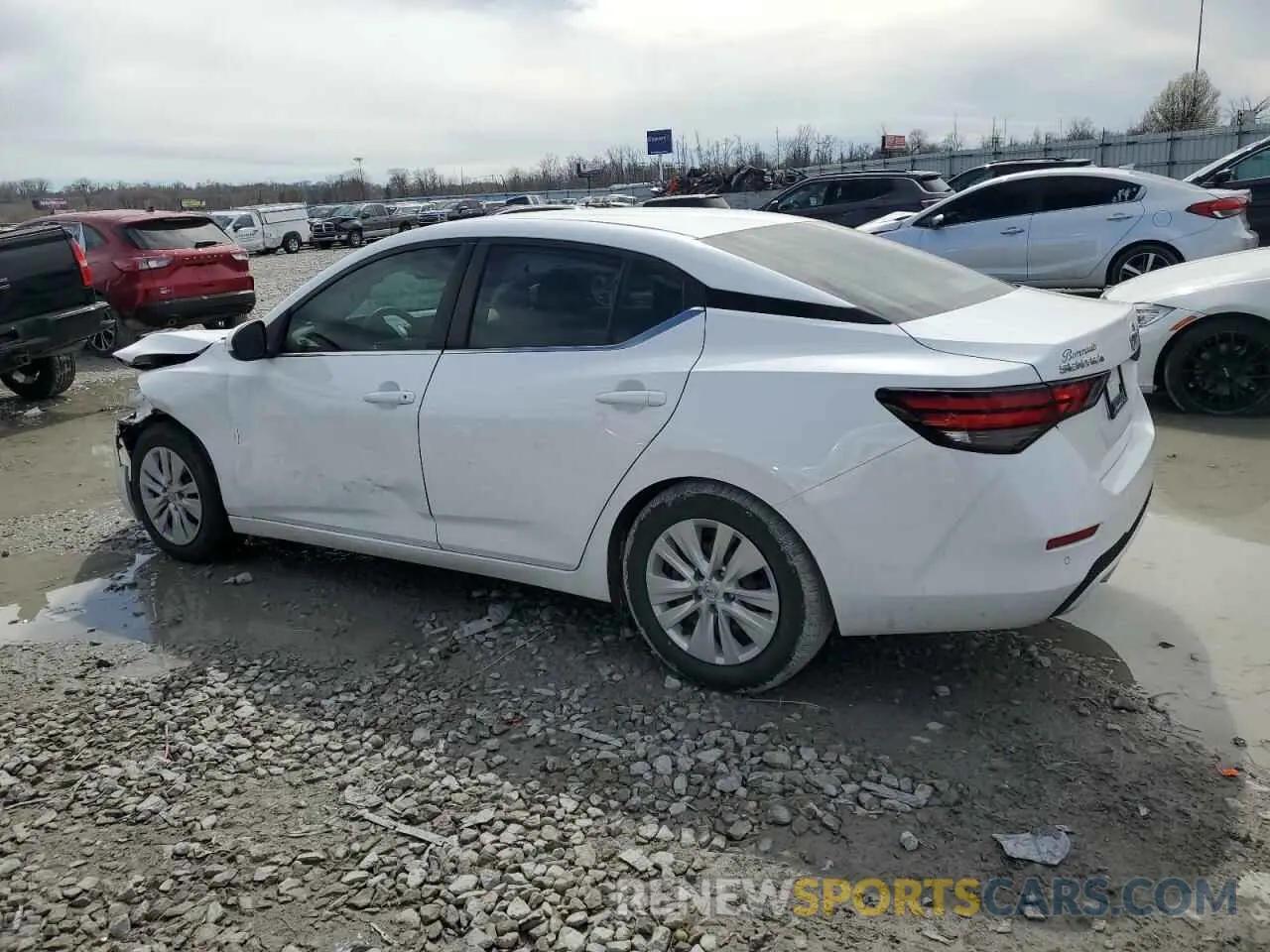 2 Photograph of a damaged car 3N1AB8BV3NY252315 NISSAN SENTRA 2022