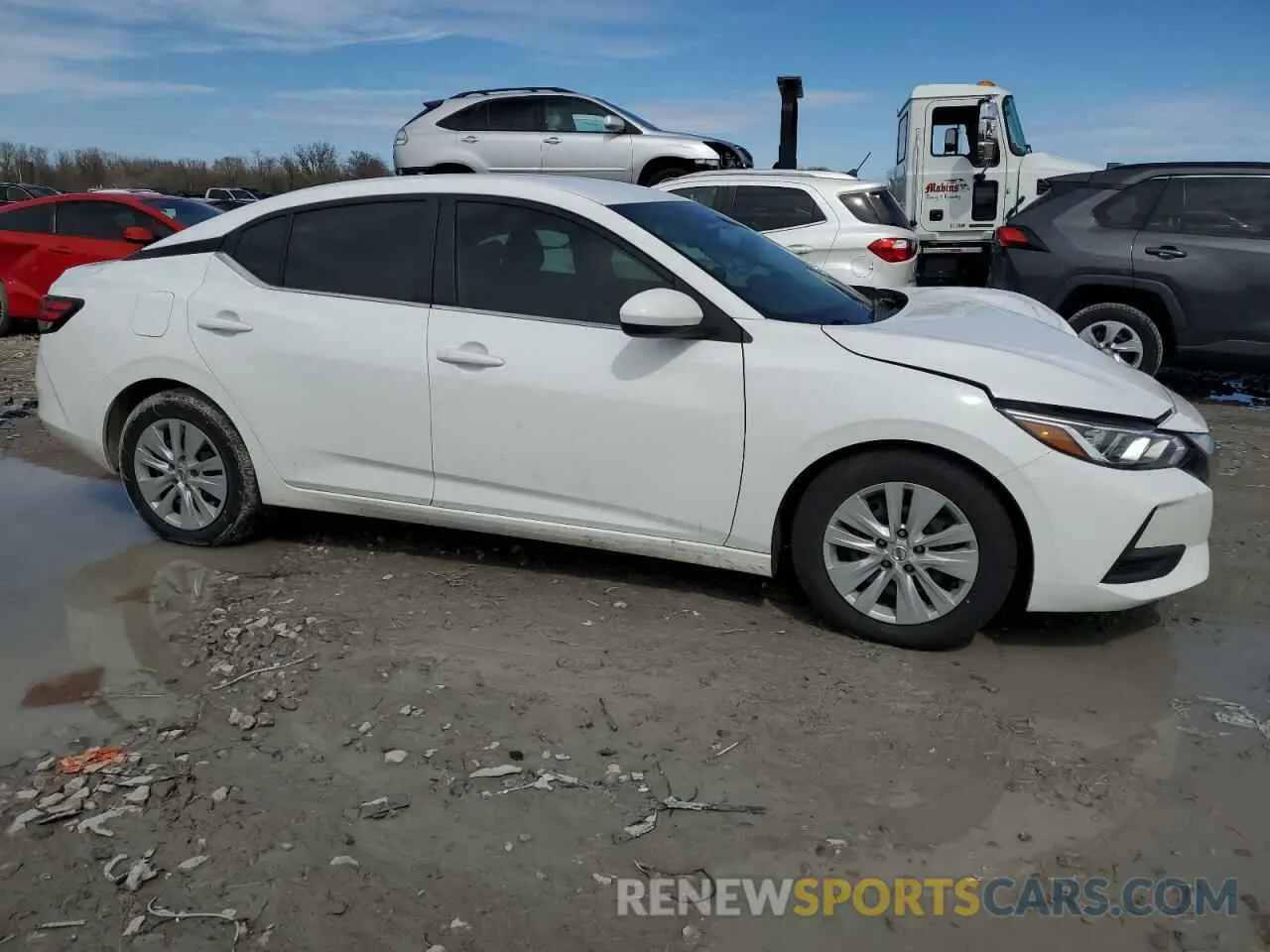 4 Photograph of a damaged car 3N1AB8BV3NY252315 NISSAN SENTRA 2022