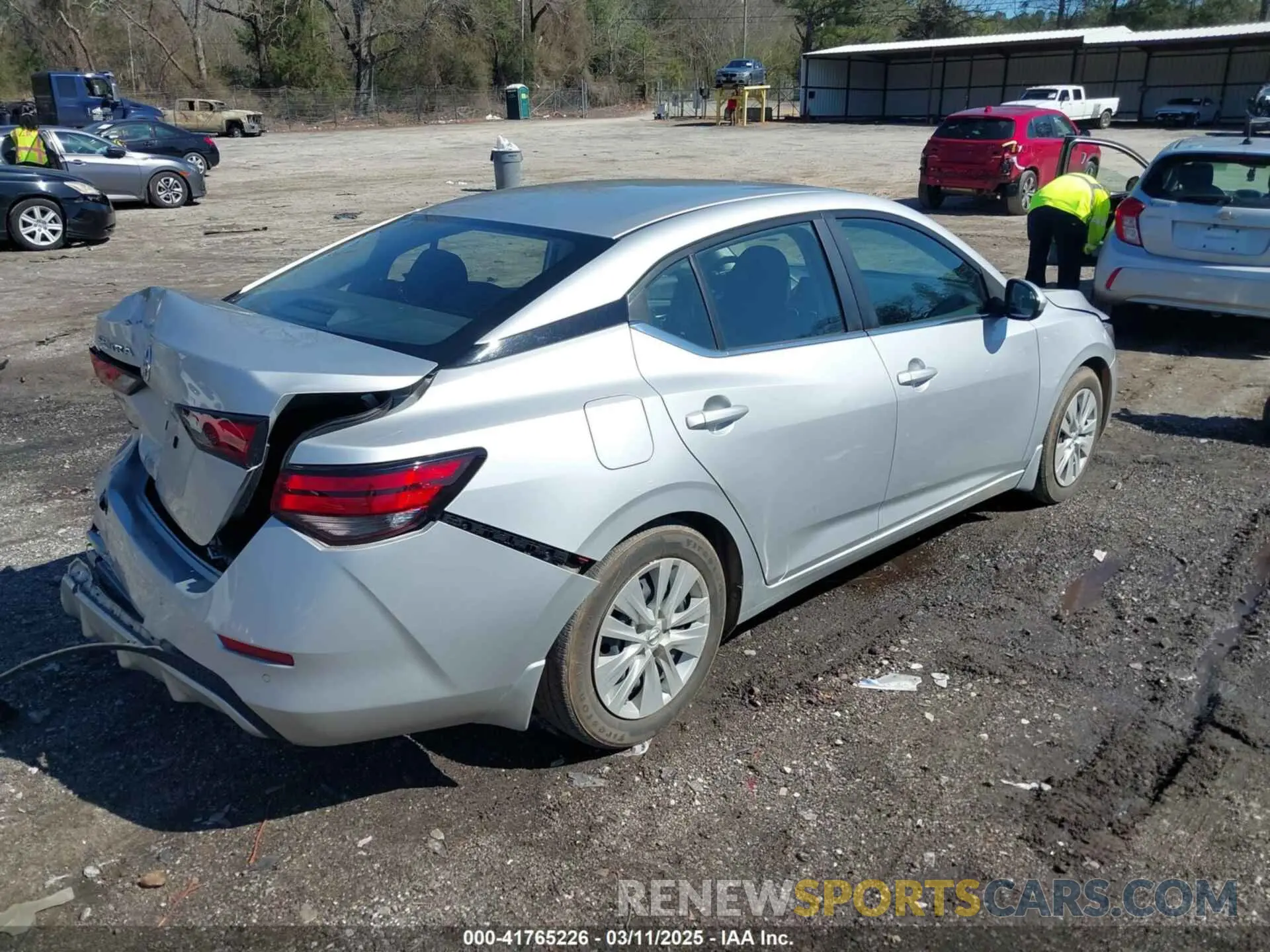 4 Photograph of a damaged car 3N1AB8BV3NY282348 NISSAN SENTRA 2022